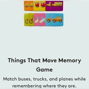 Lovevery Things That Move Memory Matching Game Investigator Play Kit 31-33 New